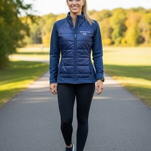 Southern Tide Women's Blue Puffer Jacket